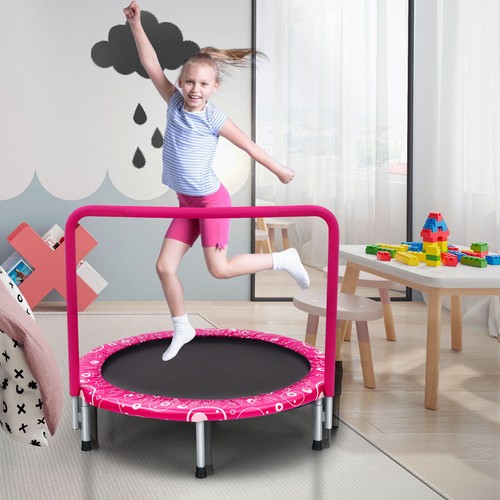 Kids mini trampoline blue - blue, 36