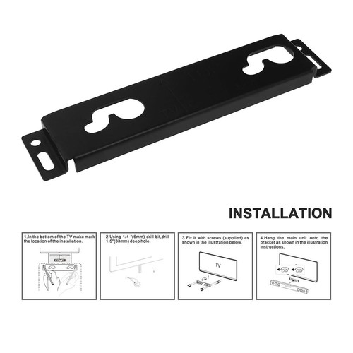 Metal speaker wall bracket - metal,