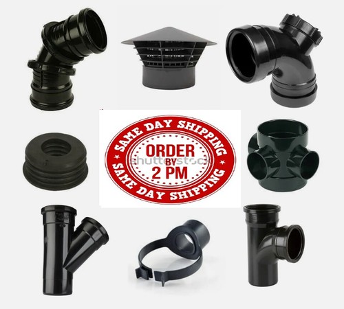 110mm black soil pipe fittings - black,