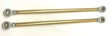 TonyKart /OTK Replacement Gold Aluminium Track Rods 268mm & Ends SET Go Kart