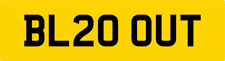 BLOW OUT ! NEW 20 REG NUMBER PLATE BL20 OUT MOBILE CAR TYRE FITTING SERVICE VAN