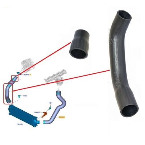 Intercooler pipe turbo hose - pipe,