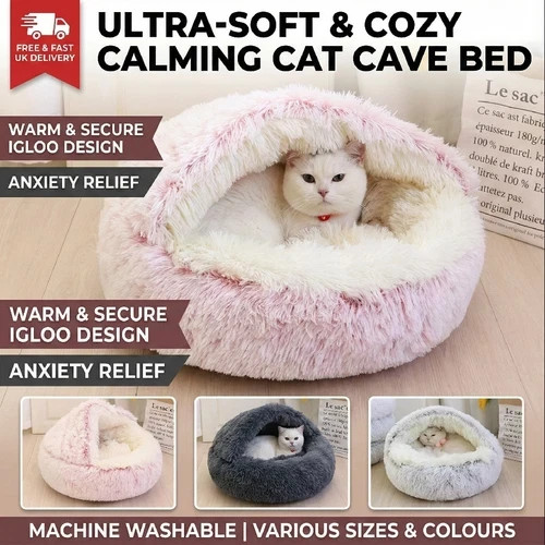 Pet dog cat bed round - dog,