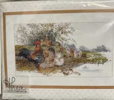 Cross Stitch Kit Hens 2038