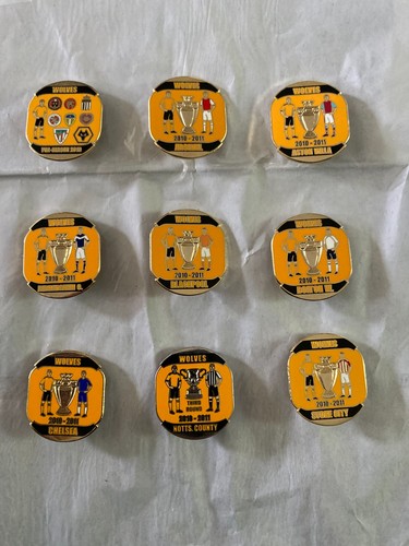 Wolves matchday badges 2010 - badges, 2010/11