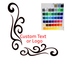 Custom made truck window decals x 2 truck stickers MAN SCANIA MERCEDES DAF VOLVO