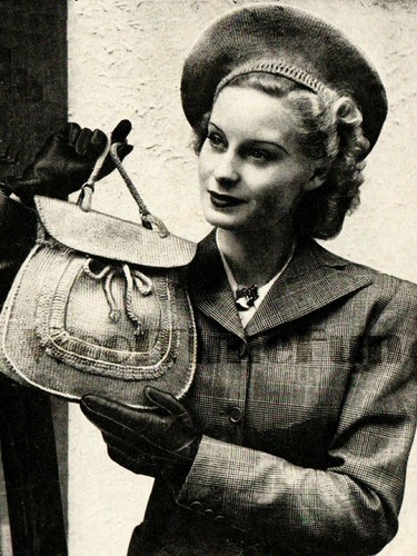 Knitting pattern vintage - pattern, 1940s