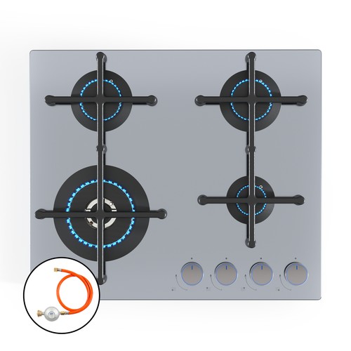 Gas hob burner glass - hob, 4