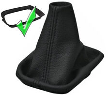 Volvo V50 S40 C30 shift boot shift cover + frame genuine leather black thread