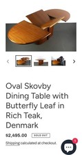 Extendable Dining Table by Skovby Very Rare Vintage Table worth £2500+  