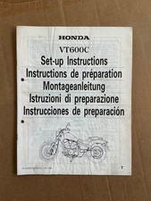 NOS GENUINE HONDA WORKSHOP SET UP ASSEMBLY MANUAL VT600C VT 600C T SHADOW 1995