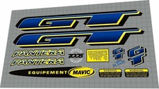 1997 GT PANTERA BLUE Decal Set