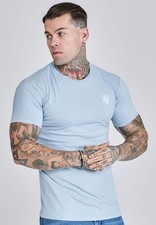 SikSilk Men's Muscle Fit Crew