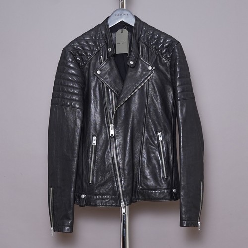 All saints leather jacket mens - saints,