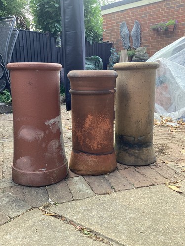 Three genuine old chimney - genuine,,