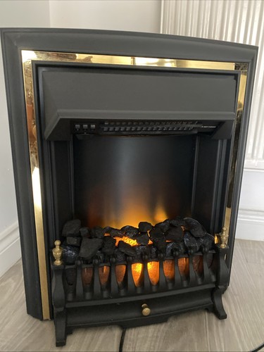 Electric fire black - electric, black-