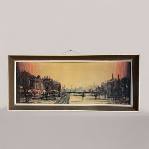 Large vintage print - large, café