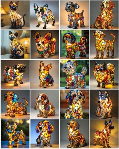 Animal table lamp - 3d,