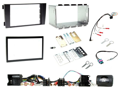 Double din fascia - din, steering
