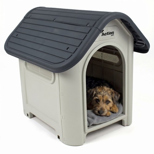 Plastic dog kennel - plastic,
