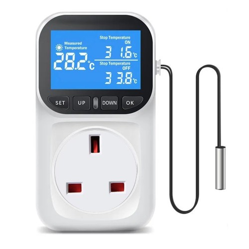 Digital thermostat timer plug - digital,