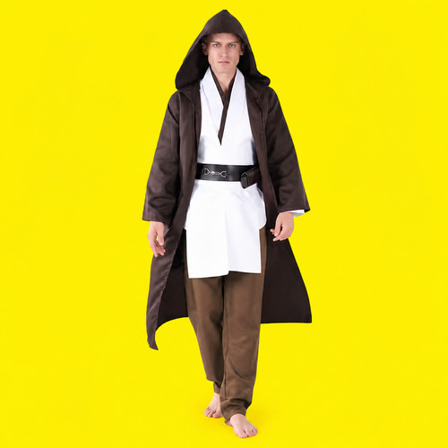 Jedi costume tunic hooded - costume,