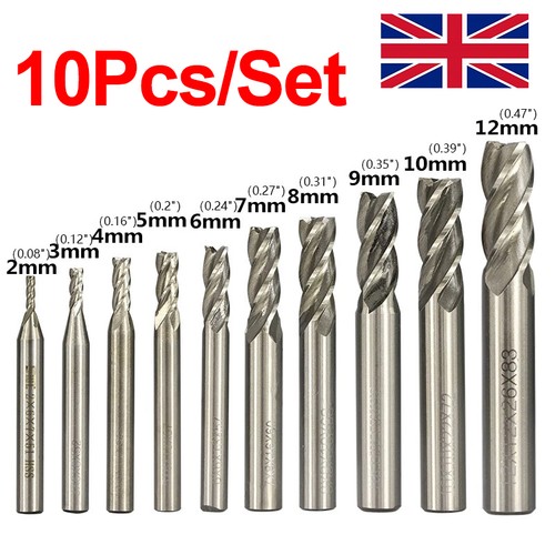 10x hss cnc straight shank - cnc,