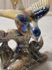 Vintage Jema Holland Lustre Bird Figurine - 11.5 cm High - No 270