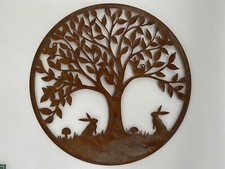 Large Rustic Metal Woodland