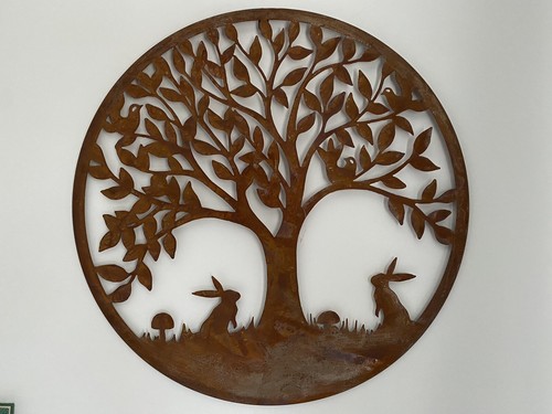Large rustic metal woodland - rustic,