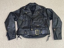 Vintage LANGLITZ BLACK LEATHER