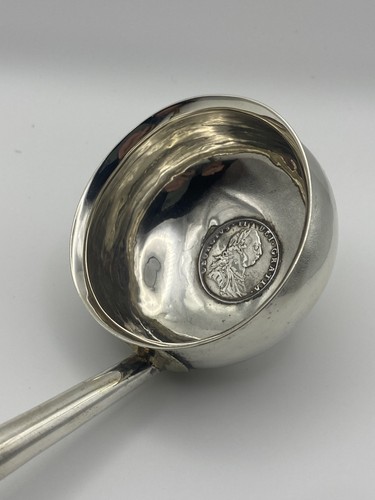 Georgian silver toddy ladle - georgian,