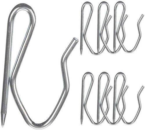 Metal curtain pin hooks strong - pin,