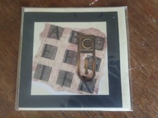 Stuart Houghton ©️ LETTER C Brass Bookmark Card + Envelope UNOPENED! C23