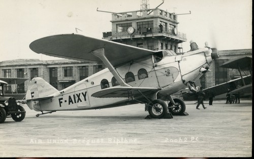 Airliner postcard air union - airliner,