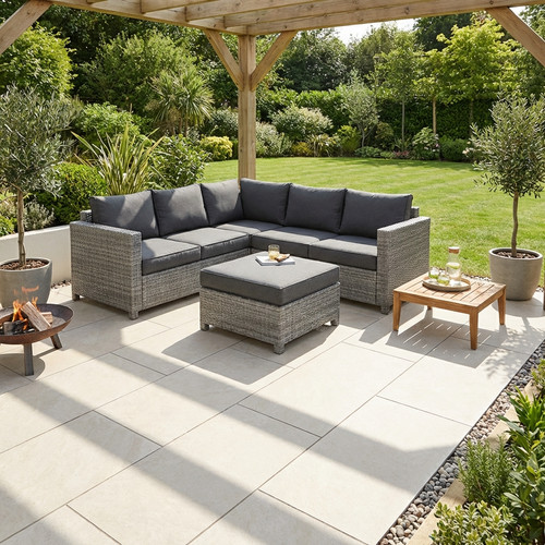 Quartz white porcelain paving - white,