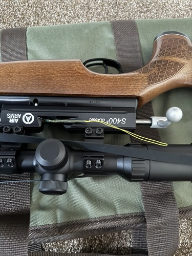 Air rifle pull through - air,