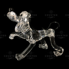 Swarovski Crystal DISNEY SHOWCASE COLLECTION PLUTO 692344 Dog Mint Rare Boxed