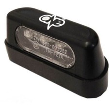 BLACK LED LICENSE PLATE LIGHT APPROVED 77204423 UNIVERSAL YAMAHA FZS 600 Fazer