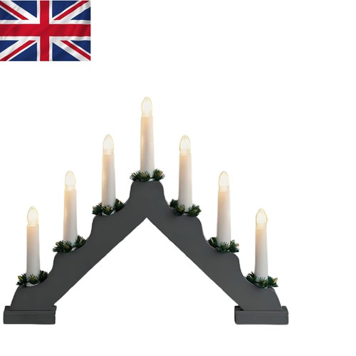 Traditional grey candle bridge - candle,