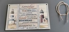 Home decor plaque with