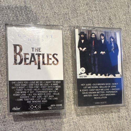 The beatles cassette - lot,