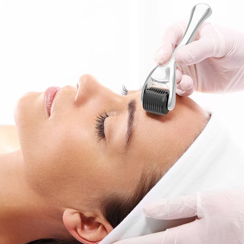 Derma skin roller - roller, titanium
