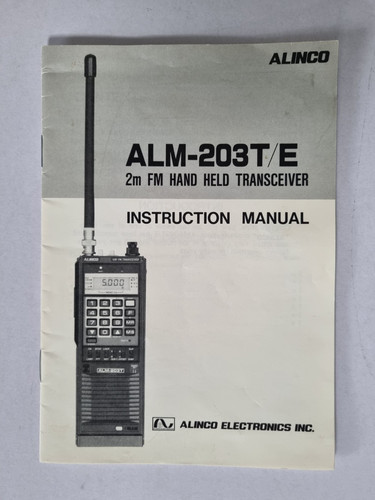 Alinco alm 203t original - alinco,