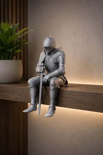 Medieval knight shelf sitter - knight,