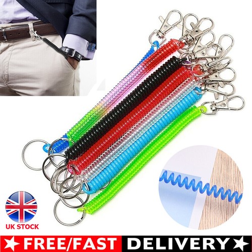 Retractable spiral clip - retractable,