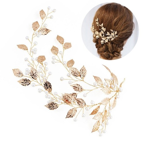 Pearl bridal headpiece crystal - pearl,