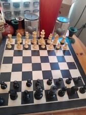 Beautifully Crafted Staunton pattern Chess Set,Felted and Lacquered,VGC -341 Wll