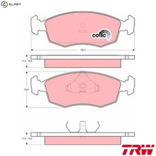 BRAKE PAD SET DISC BRAKE