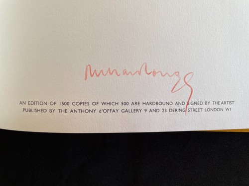 Signed richard long sixteen - richard, "sixteen